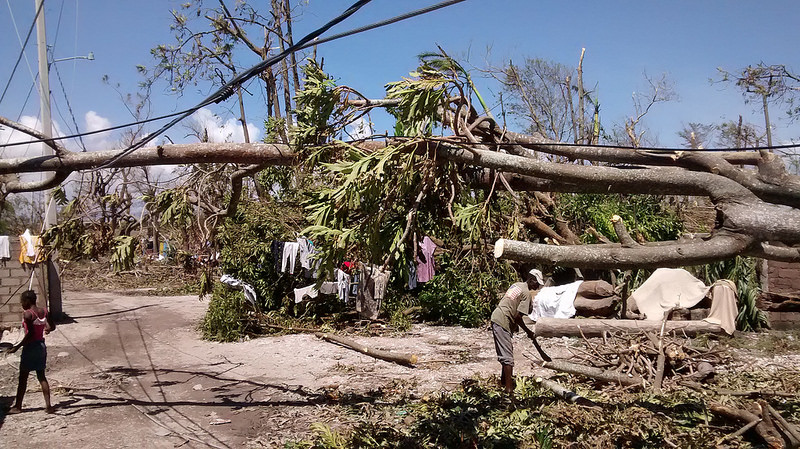 Les Cayes, Haiti - one of the towns hardest-hit by Hurricane Matthew (photo: DFID)